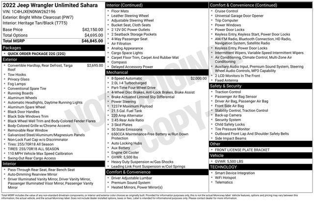 2022 Jeep Wrangler Unlimited Vehicle Photo in DANBURY, CT 06810-5034
