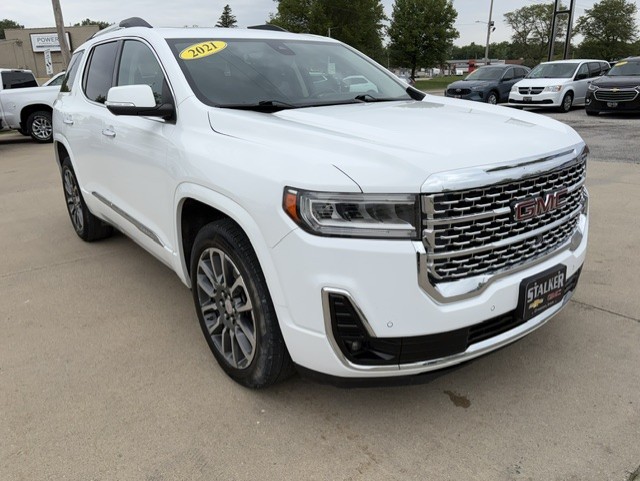 Summit White 2021 GMC Acadia SUV / Crossover Four-Wheel Drive Automatic