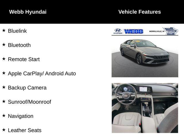 2024 Hyundai ELANTRA Vehicle Photo in Merrillville, IN 46410
