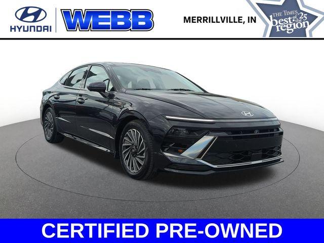 2024 Hyundai SONATA Hybrid Vehicle Photo in Merrillville, IN 46410