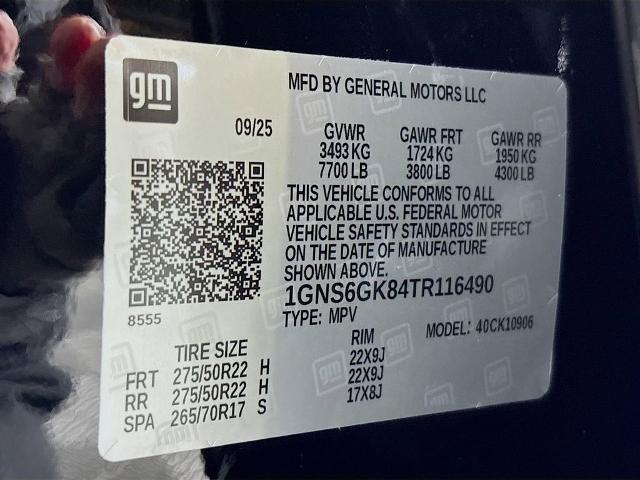 2026 Chevrolet Suburban Vehicle Photo in PUYALLUP, WA 98371-4149