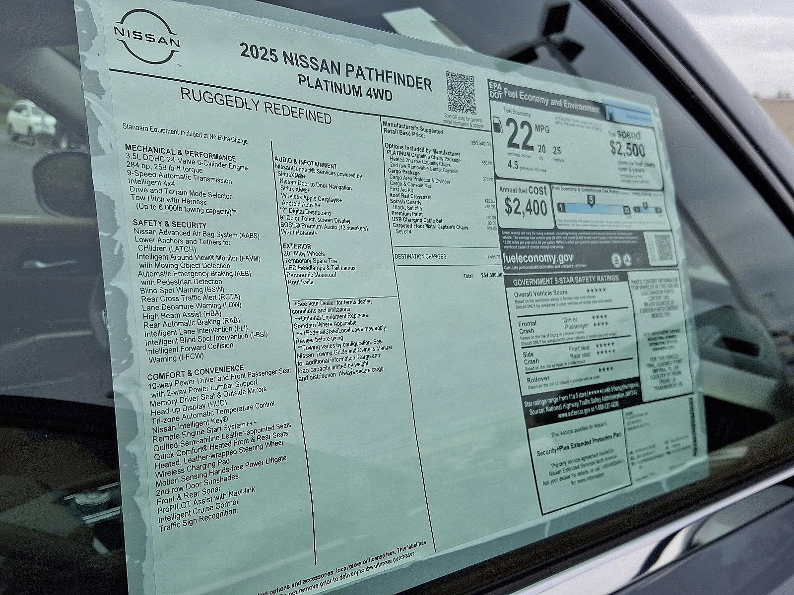 2025 Nissan Pathfinder Vehicle Photo in Harrisburg, PA 17111-1033