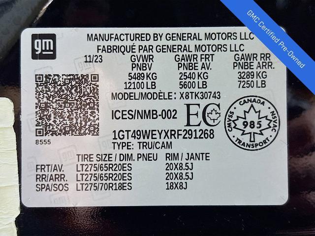 2024 GMC Sierra 3500 HD Vehicle Photo in PUYALLUP, WA 98371-4149