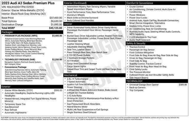 2023 Audi A3 Vehicle Photo in Weatherford, TX 76087