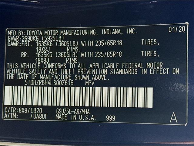 2020 Toyota Highlander Vehicle Photo in Everett, WA 98204