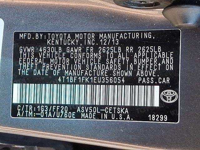 2014 Toyota Camry Vehicle Photo in DANBURY, CT 06810-5034
