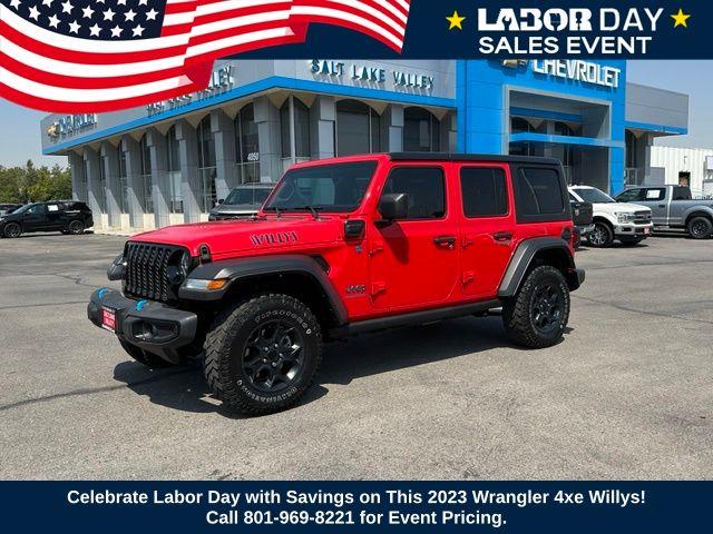 2023 Jeep Wrangler 4xe Vehicle Photo in West Valley City, UT 84120-3299
