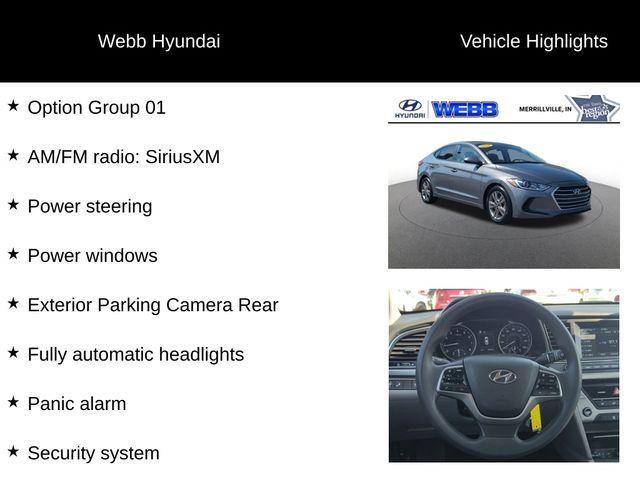 2018 Hyundai ELANTRA Vehicle Photo in Merrillville, IN 46410