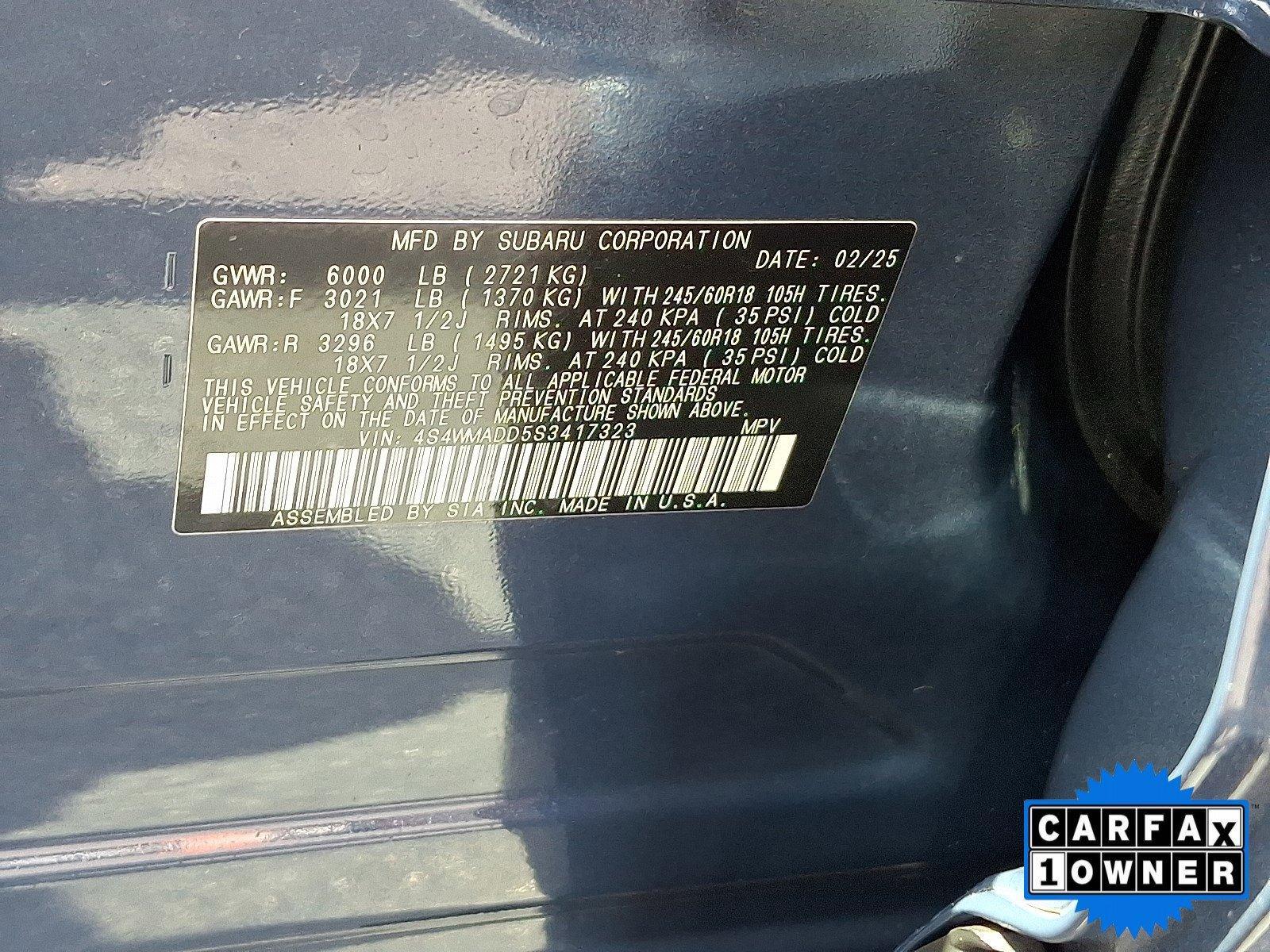 2025 Subaru Ascent Vehicle Photo in Harrisburg, PA 17111