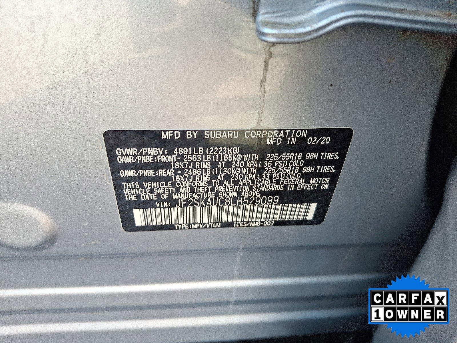 2020 Subaru Forester Vehicle Photo in Harrisburg, PA 17111