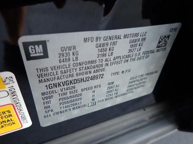 2017 Chevrolet Traverse Vehicle Photo in ZELIENOPLE, PA 16063-2910