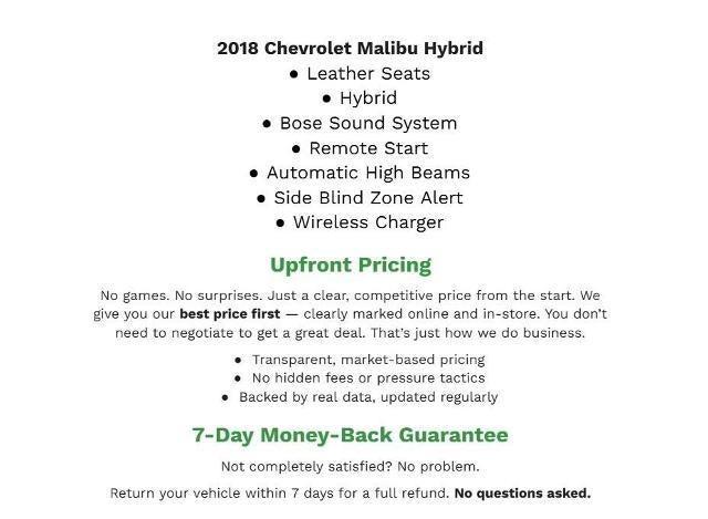 2018 Chevrolet Malibu Vehicle Photo in Neenah, WI 54956