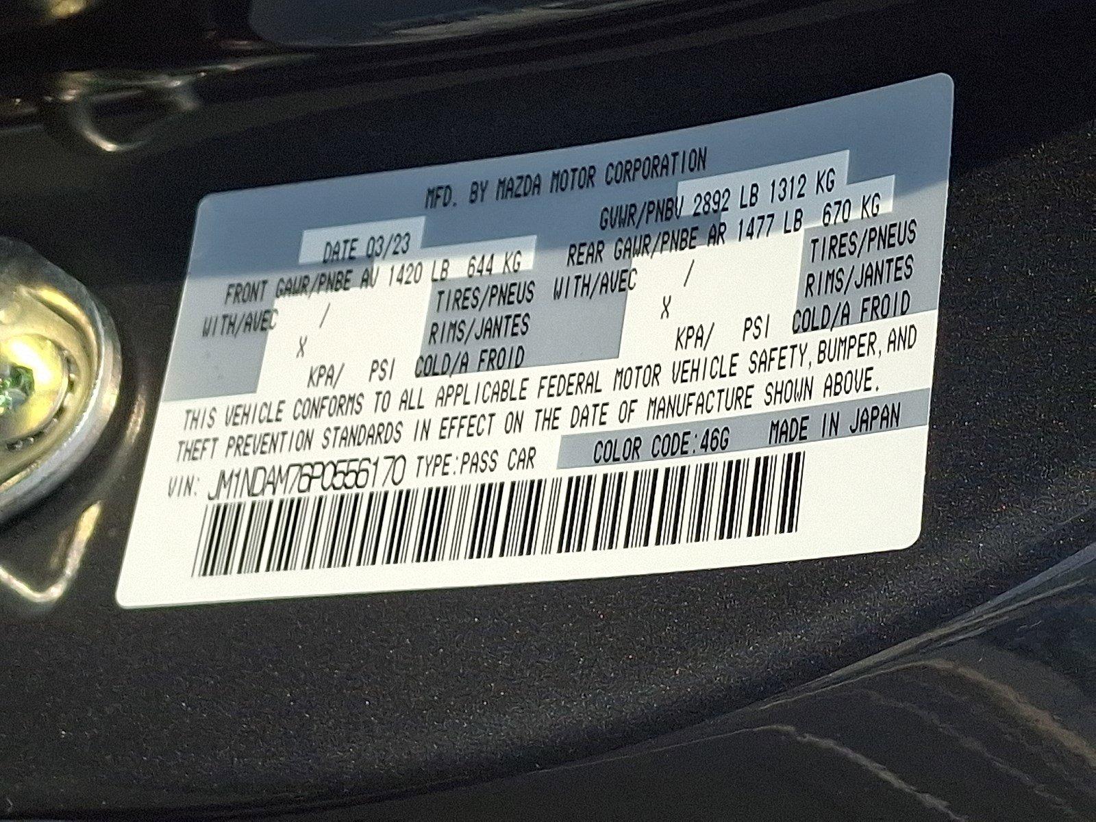 2023 Mazda MX-5 Miata RF Vehicle Photo in Harrisburg, PA 17111