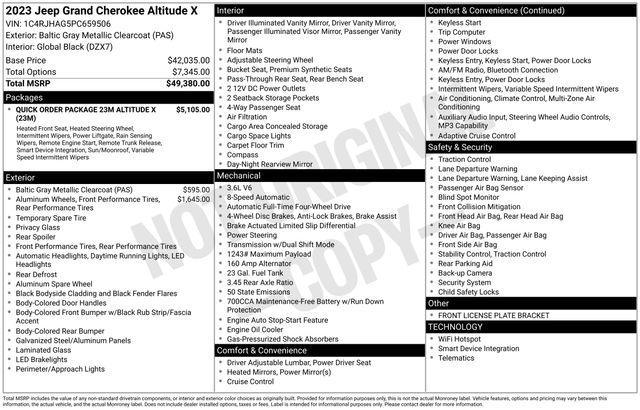 2023 Jeep Grand Cherokee Vehicle Photo in DANBURY, CT 06810-5034