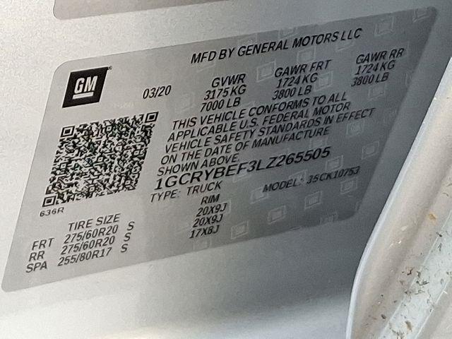 2020 Chevrolet Silverado 1500 Vehicle Photo in DANBURY, CT 06810-5034