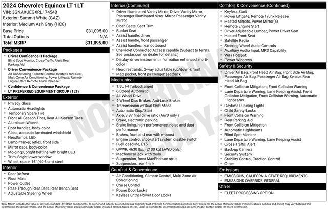2024 Chevrolet Equinox Vehicle Photo in DANBURY, CT 06810-5034