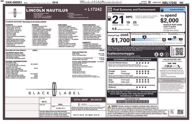 2022 Lincoln Nautilus Vehicle Photo in Puyallup, WA 98371