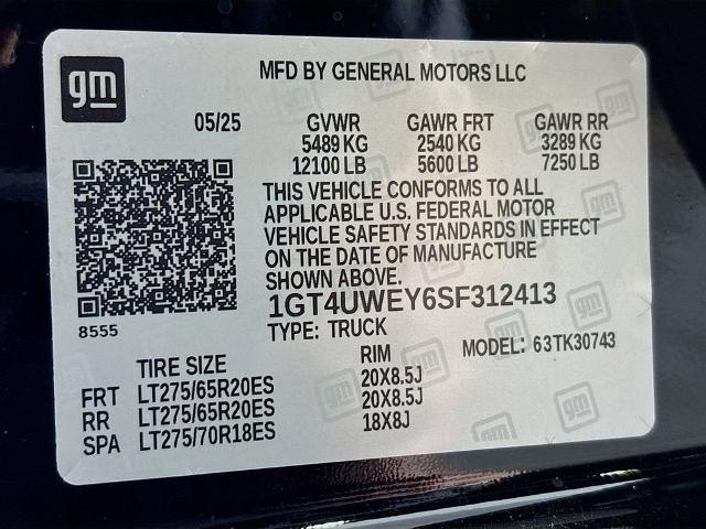 2025 GMC Sierra 3500 HD Vehicle Photo in PUYALLUP, WA 98371-4149