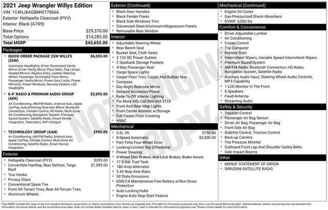2021 Jeep Wrangler Vehicle Photo in DANBURY, CT 06810-5034