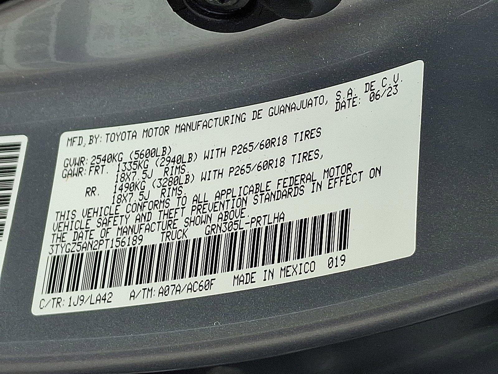 2023 Toyota Tacoma 4WD Vehicle Photo in Harrisburg, PA 17111