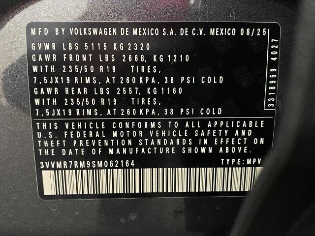 2025 Volkswagen Tiguan Vehicle Photo in Appleton, WI 54913