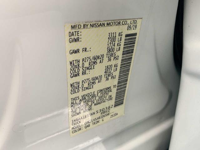 2019 Nissan Titan Vehicle Photo in MOON TOWNSHIP, PA 15108-2571