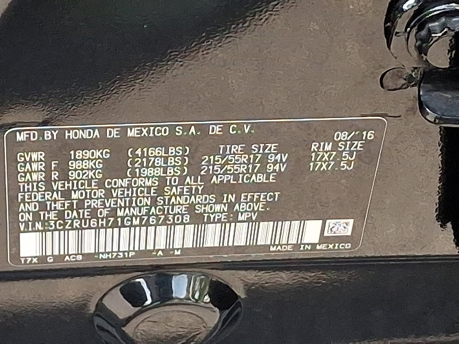 2016 Honda HR-V Vehicle Photo in Harrisburg, PA 17111