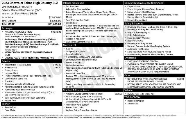 2023 Chevrolet Tahoe Vehicle Photo in PUYALLUP, WA 98371-4149