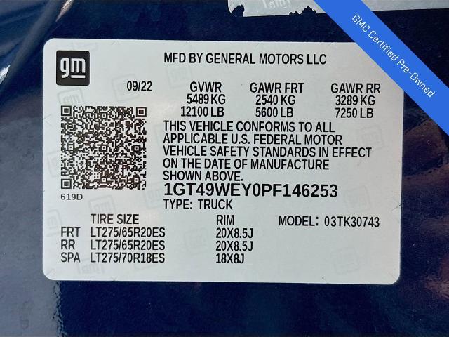2023 GMC Sierra 3500 HD Vehicle Photo in PUYALLUP, WA 98371-4149