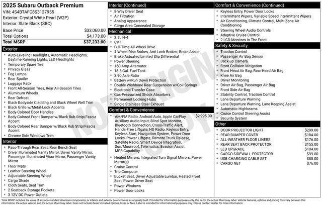 2025 Subaru Outback Vehicle Photo in Doylestown, PA 18902