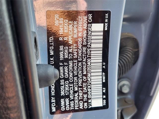 2021 Honda Civic Hatchback Vehicle Photo in AURORA, CO 80012-4011