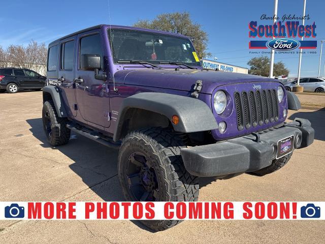 2017 Jeep Wrangler Unlimited Vehicle Photo in Weatherford, TX 76087