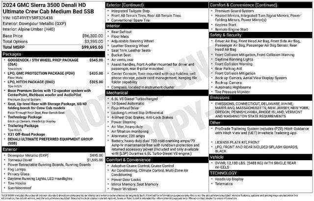 2024 GMC Sierra 3500 HD Vehicle Photo in PUYALLUP, WA 98371-4149