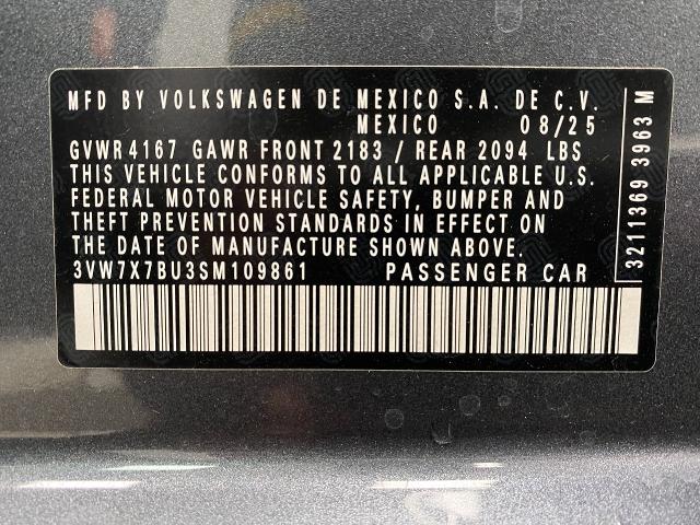 2025 Volkswagen Jetta Vehicle Photo in Appleton, WI 54913