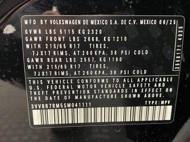 2025 Volkswagen Tiguan Vehicle Photo in Appleton, WI 54913