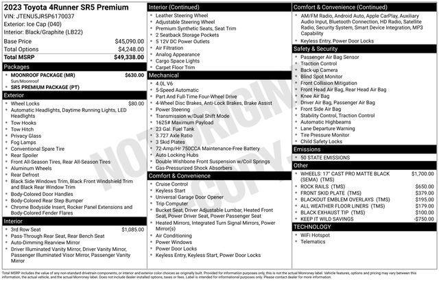2023 Toyota 4Runner Vehicle Photo in DANBURY, CT 06810-5034