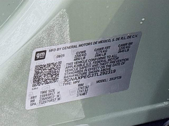 2026 Chevrolet Equinox Vehicle Photo in PUYALLUP, WA 98371-4149