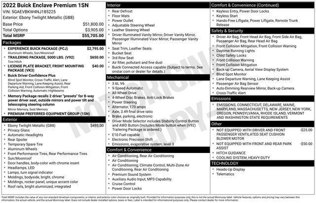 2022 Buick Enclave Vehicle Photo in DANBURY, CT 06810-5034