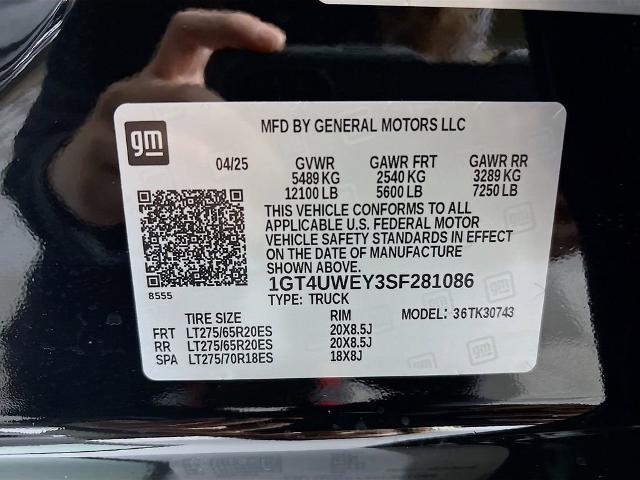 2025 GMC Sierra 3500 HD Vehicle Photo in PUYALLUP, WA 98371-4149