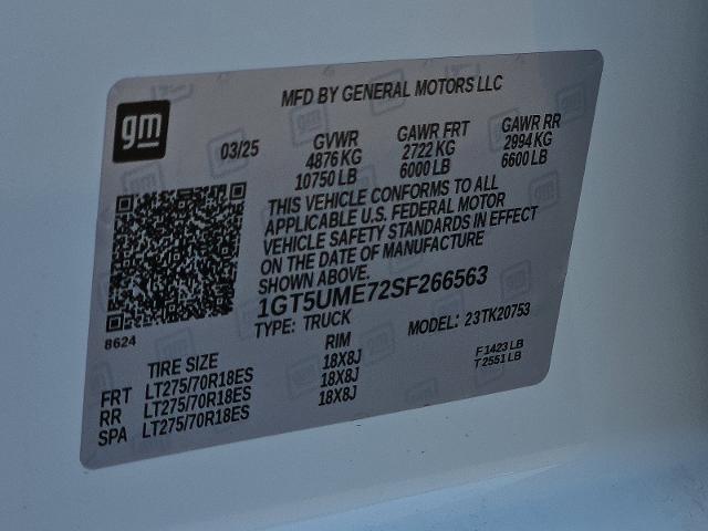 2025 GMC Sierra 2500 HD Vehicle Photo in TREVOSE, PA 19053-4984