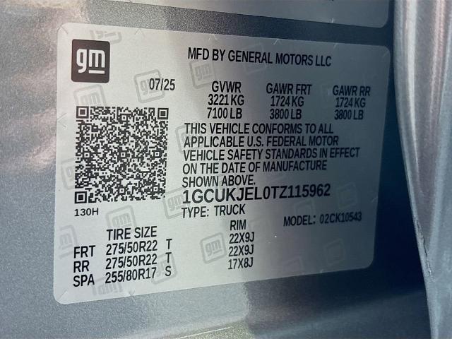 2026 Chevrolet Silverado 1500 Vehicle Photo in PUYALLUP, WA 98371-4149
