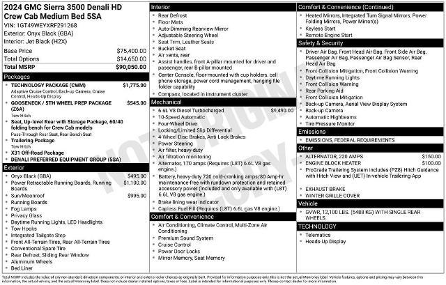 2024 GMC Sierra 3500 HD Vehicle Photo in PUYALLUP, WA 98371-4149