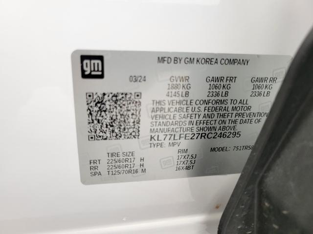 2024 Chevrolet Trax Vehicle Photo in NEENAH, WI 54956-2243