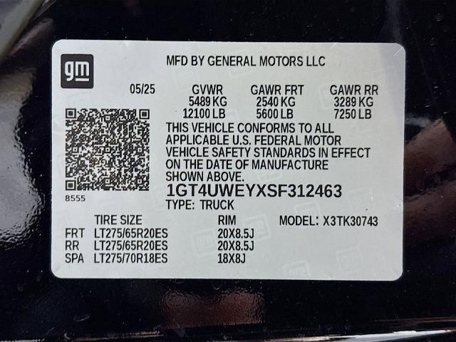 2025 GMC Sierra 3500 HD Vehicle Photo in PUYALLUP, WA 98371-4149