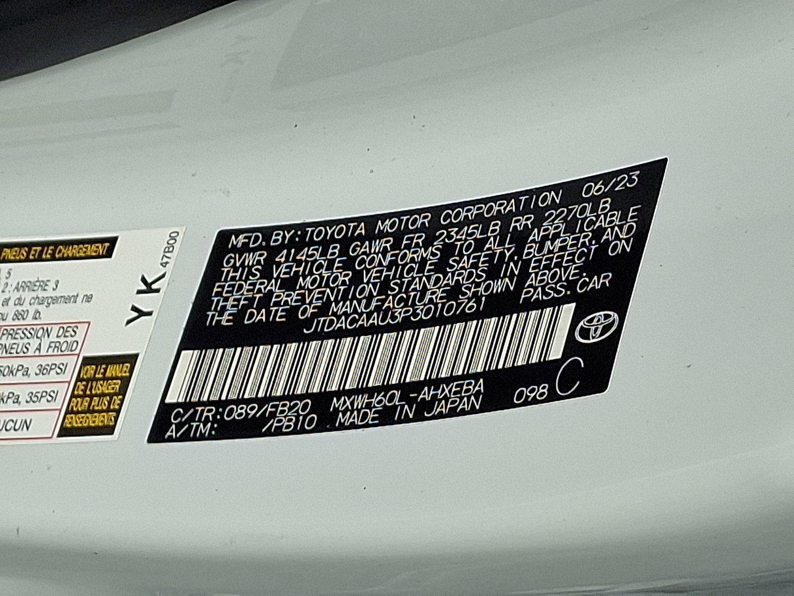 2023 Toyota Prius Vehicle Photo in Harrisburg, PA 17111