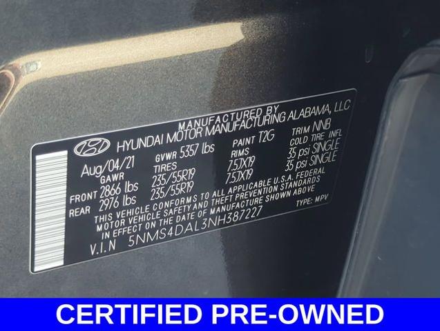 2022 Hyundai SANTA FE Vehicle Photo in Merrillville, IN 46410
