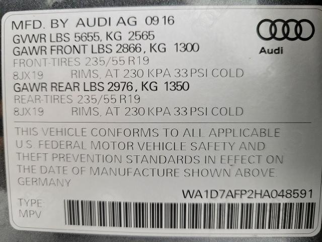 2017 Audi Q5 Vehicle Photo in NEENAH, WI 54956-2243