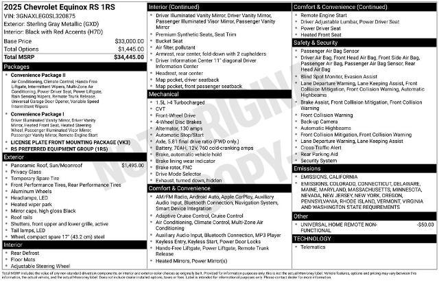 2025 Chevrolet Equinox Vehicle Photo in PUYALLUP, WA 98371-4149