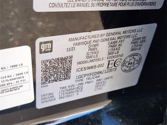 2022 Chevrolet Silverado 1500 LTD Vehicle Photo in AURORA, CO 80012-4011