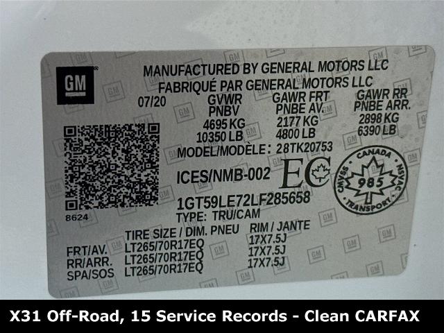 2020 GMC Sierra 2500 HD Vehicle Photo in EVERETT, WA 98203-5662